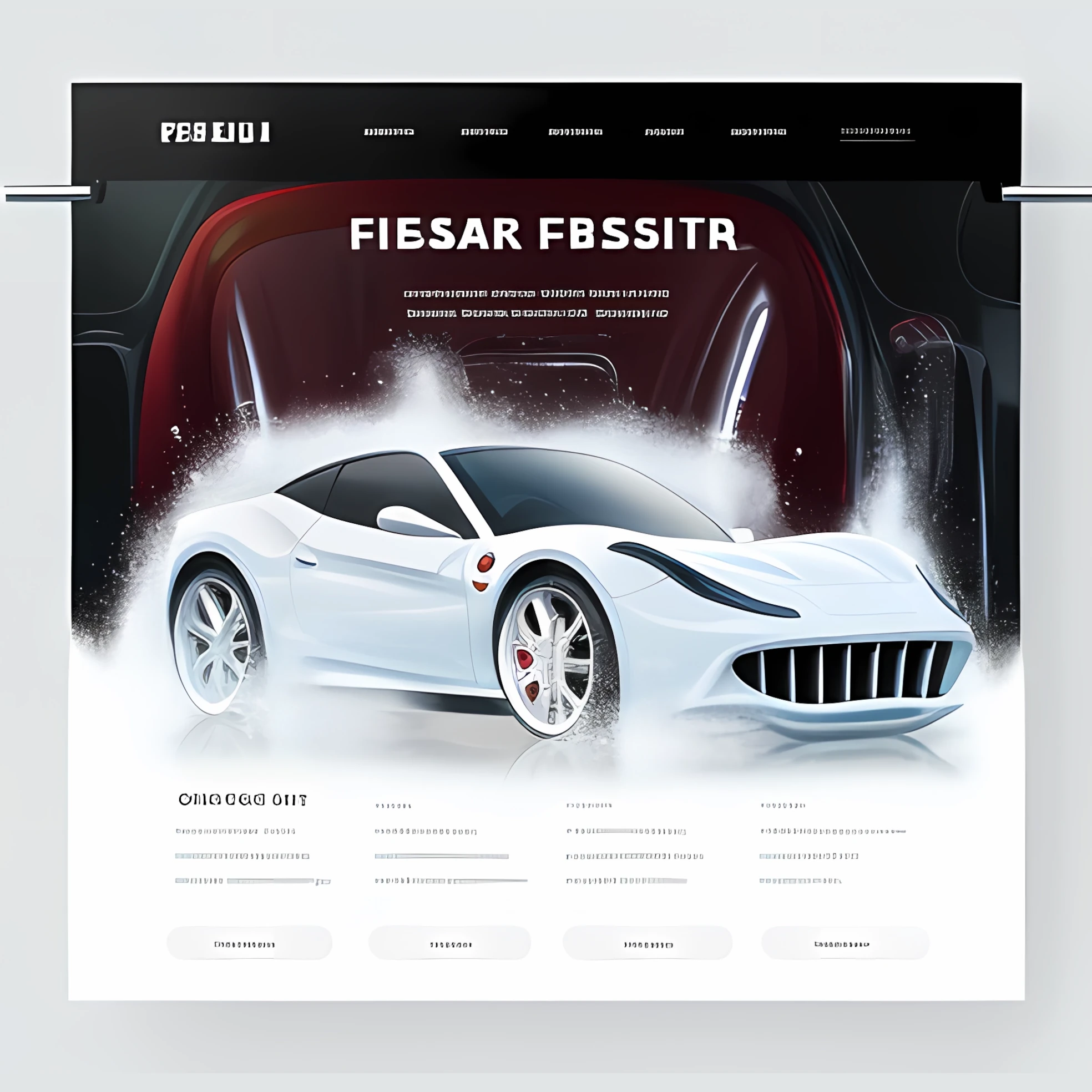 Responsive website layout shown on desktop, tablet, and smartphone screens
