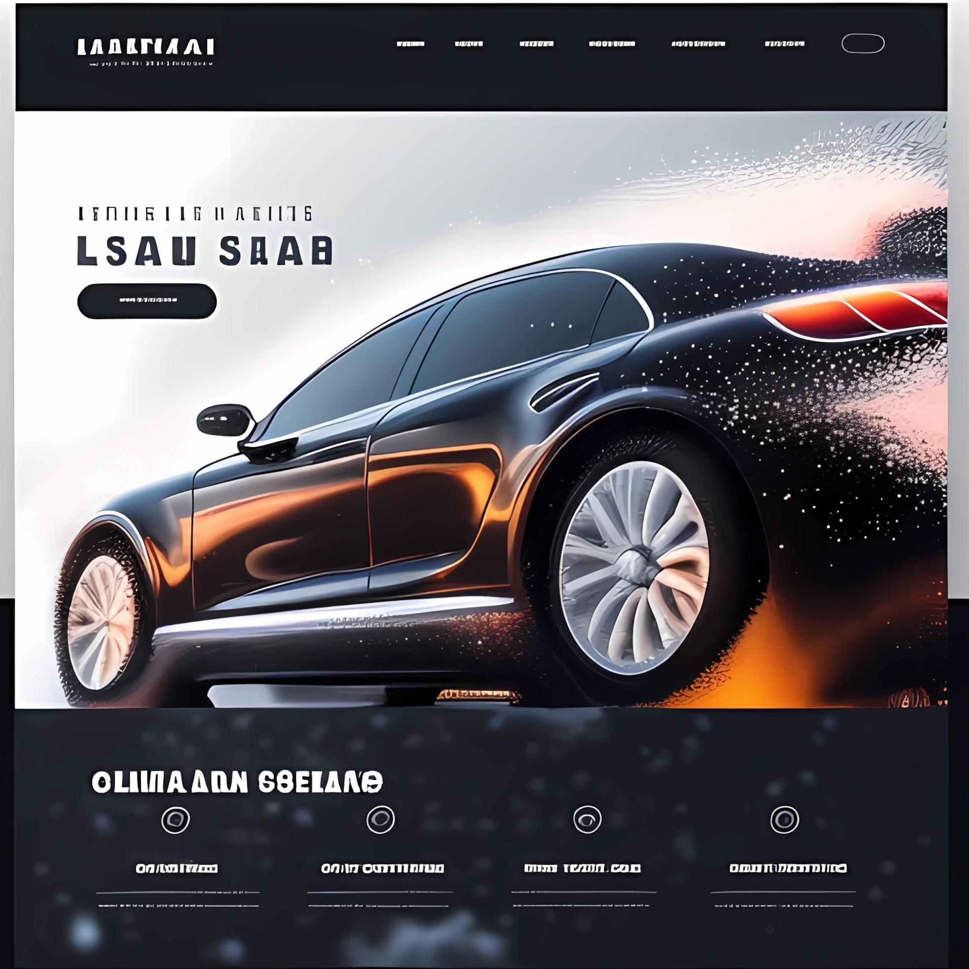 Small business website with high performance