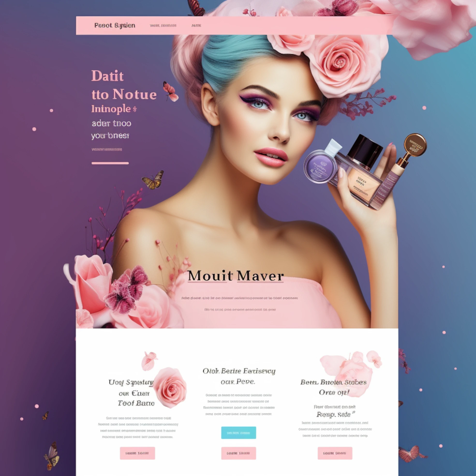 Designer using graphic tablet to sketch ideas for website layout