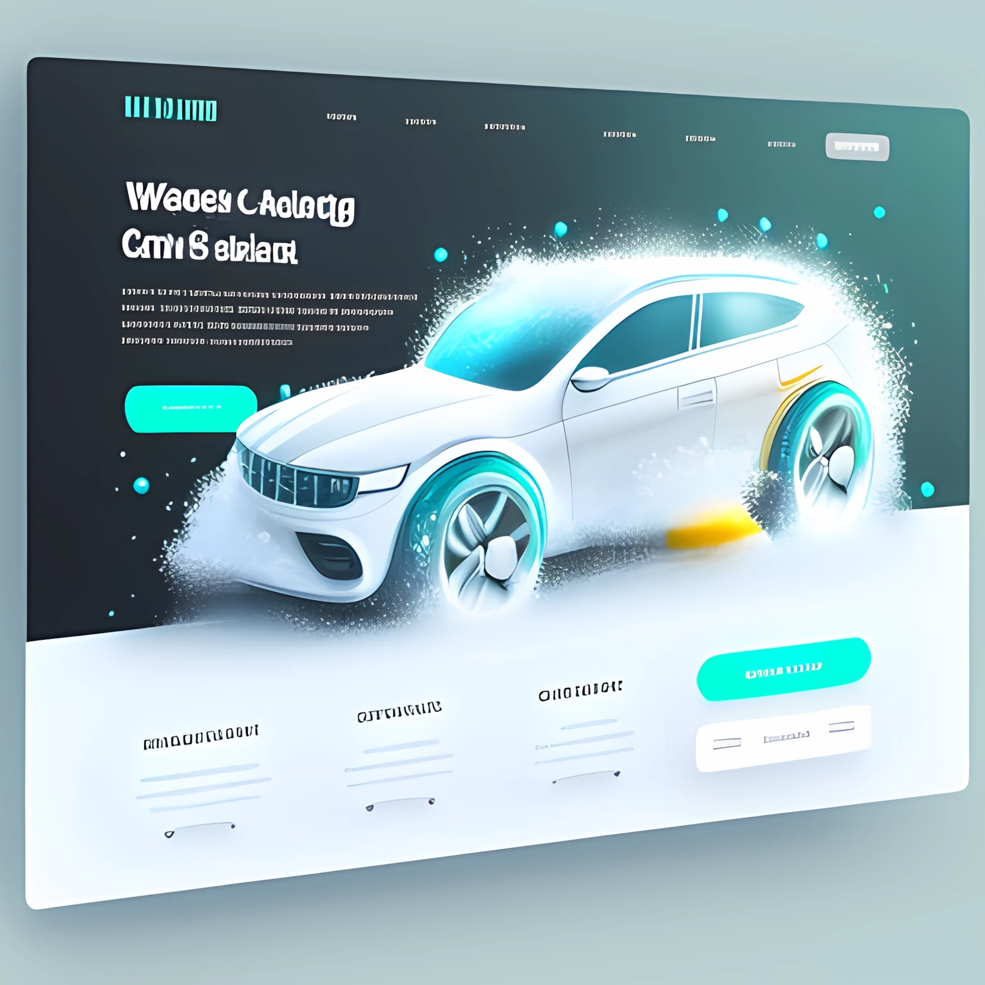 HTML5 and CSS3 website with modern design