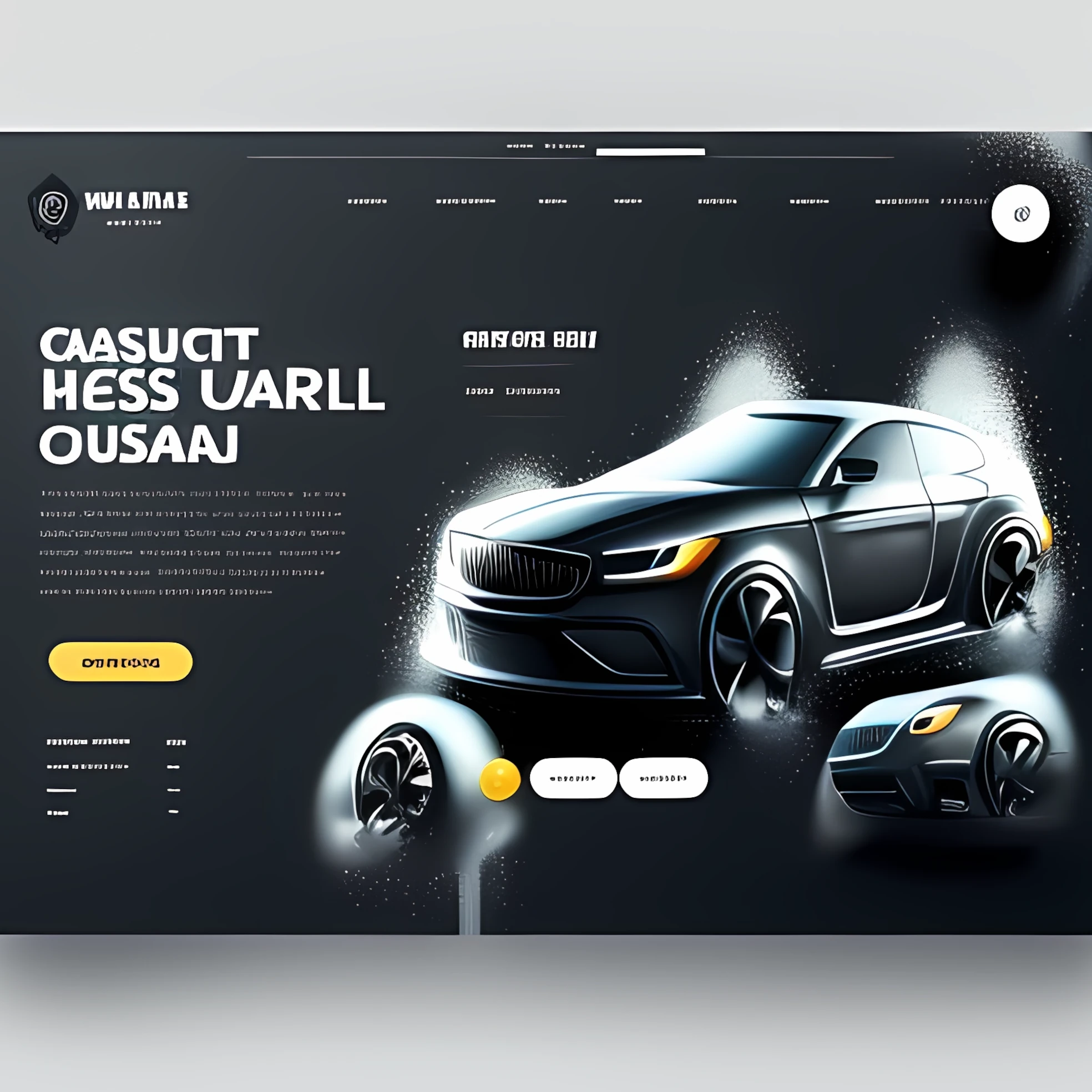 Custom website with modern business branding