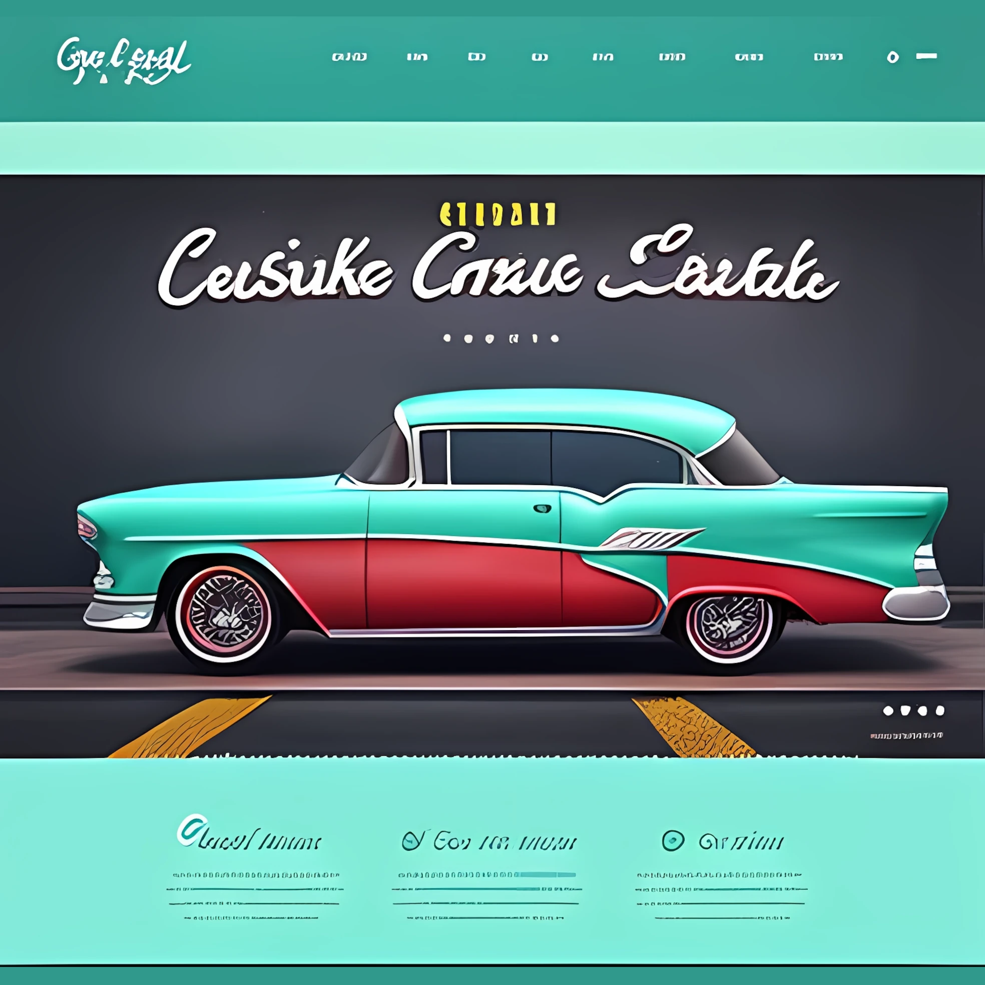 Custom website with animation effects for an engaging user interface