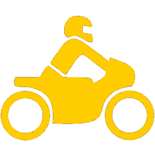 Baja Motorcycle Body Icon