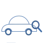 Salesperson handing car keys to a happy customer